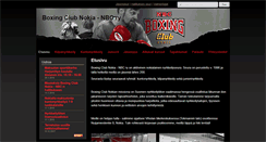 Desktop Screenshot of boxingclubnokia.com